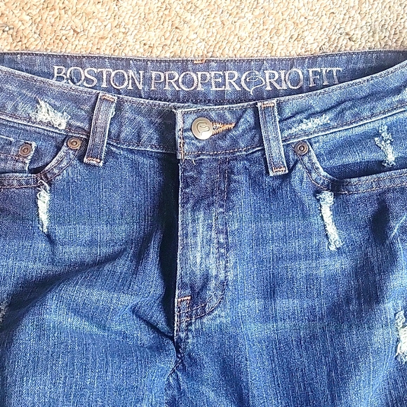 Boston Proper Distressed Jeans - Picture 5 of 6